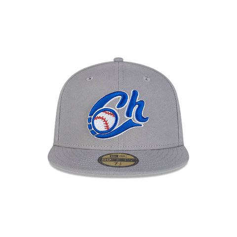 Gorra Beisbol Softbol New Era Charros Jalisco 59Fifty Gris Azul
