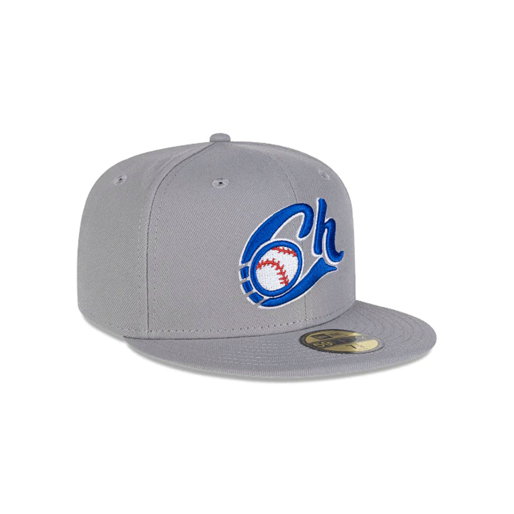 Gorra Beisbol Softbol New Era Charros Jalisco 59Fifty Gris Azul