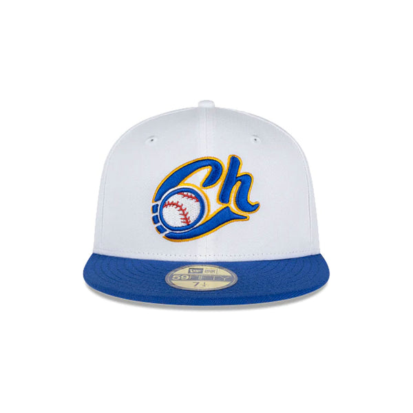 Gorra Beisbol Softbol New Era Charros Jalisco 59Fifty Blanco Azul