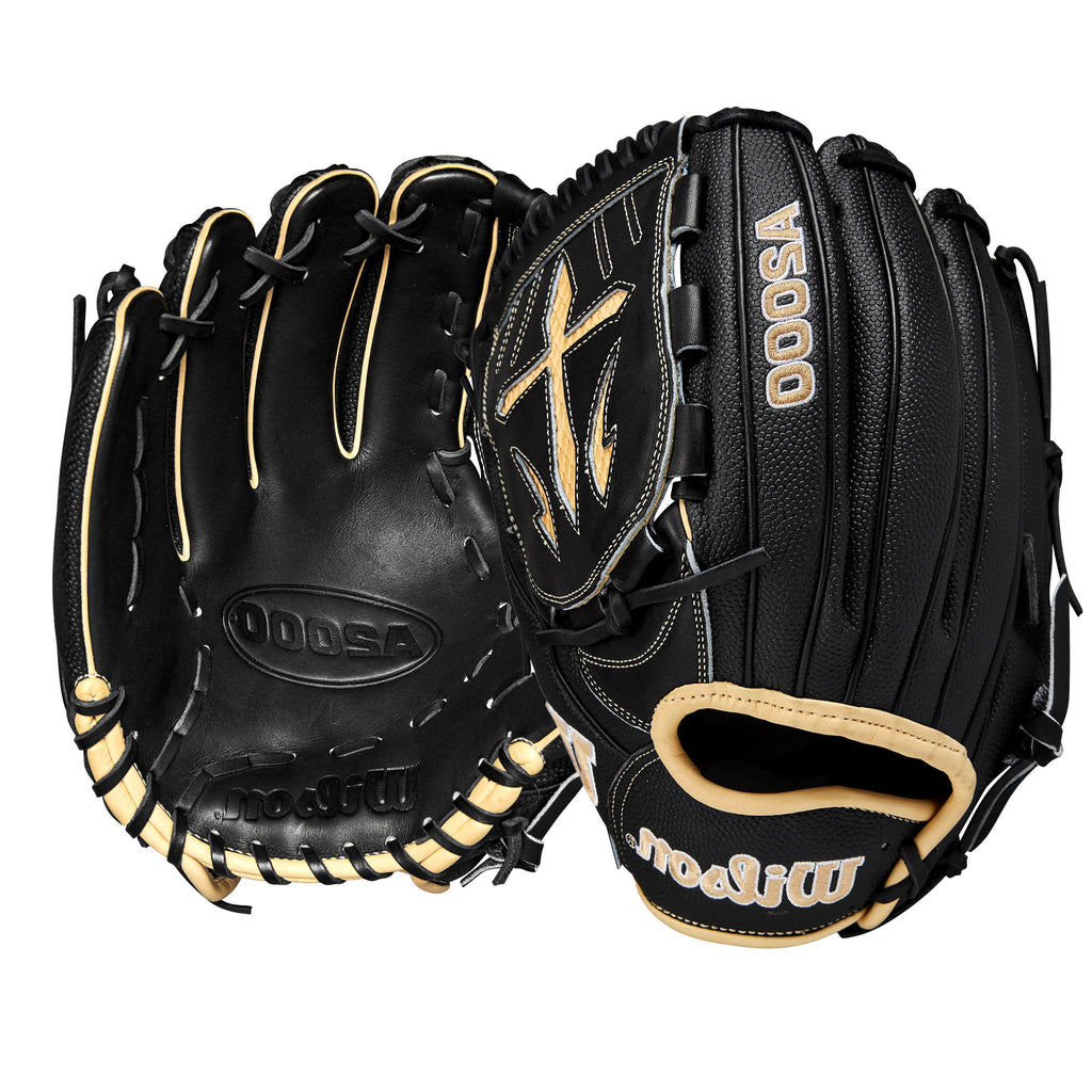 Guante Beisbol Wilson A2000 B23 Cruz Negro Beige 12 in Zurdo