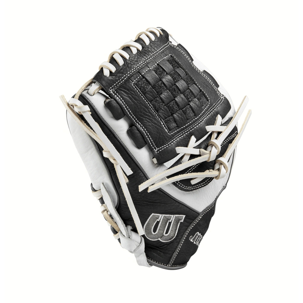 Guante Softbol Wilson A1000 P12 Blanco Gris 12 in Zurdo