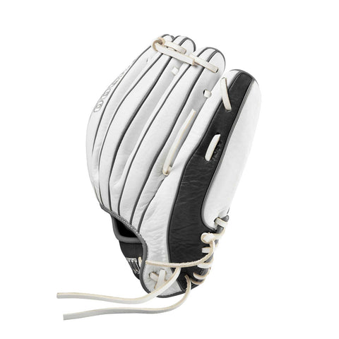 Guante Softbol Wilson A1000 P12 Negro Blanco 12 in Zurdo