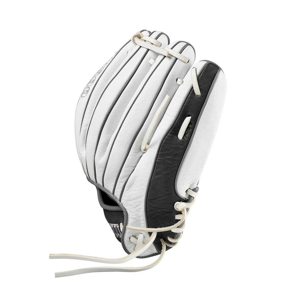 Guante Softbol Wilson A1000 P12 Negro Blanco 12 in Zurdo