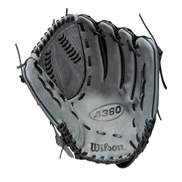 Guante Softbol Wilson A360 SP1321 Negro Gris 13 in