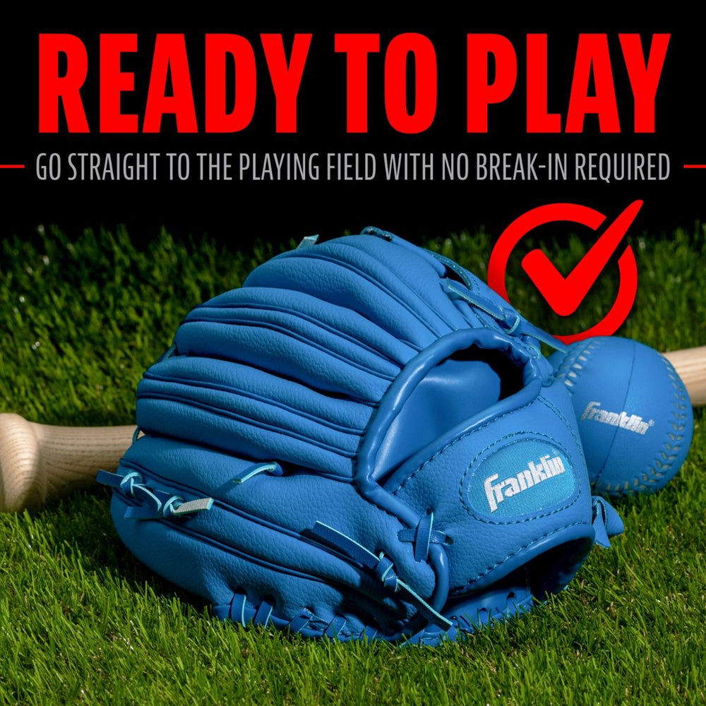 Guante Beisbol Franklin RTP Performance Series Con Pelota de Espuma Lanzador Derecho 9.5 in
