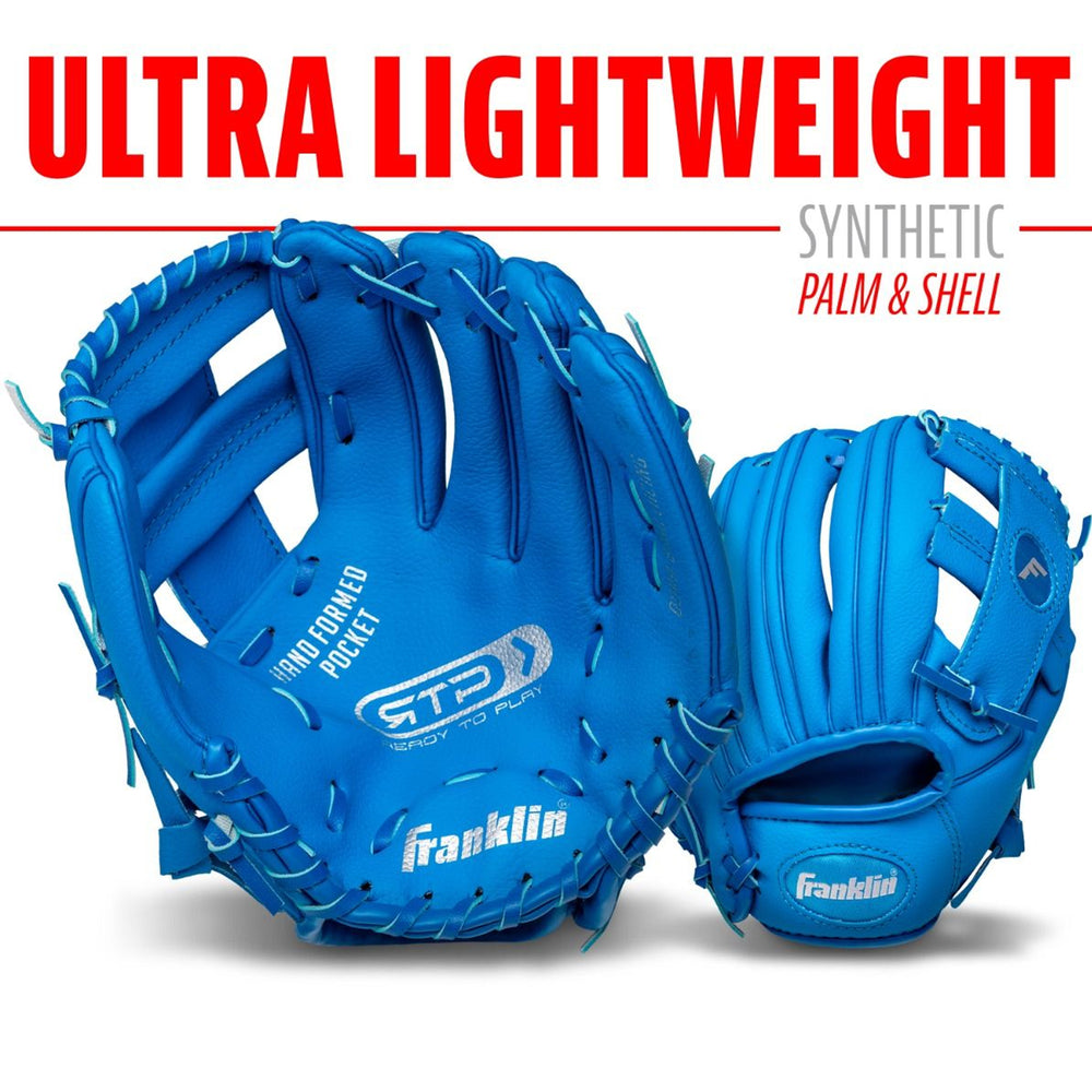 Guante Beisbol Franklin RTP Performance Series Con Pelota de Espuma Lanzador Derecho 9.5 in