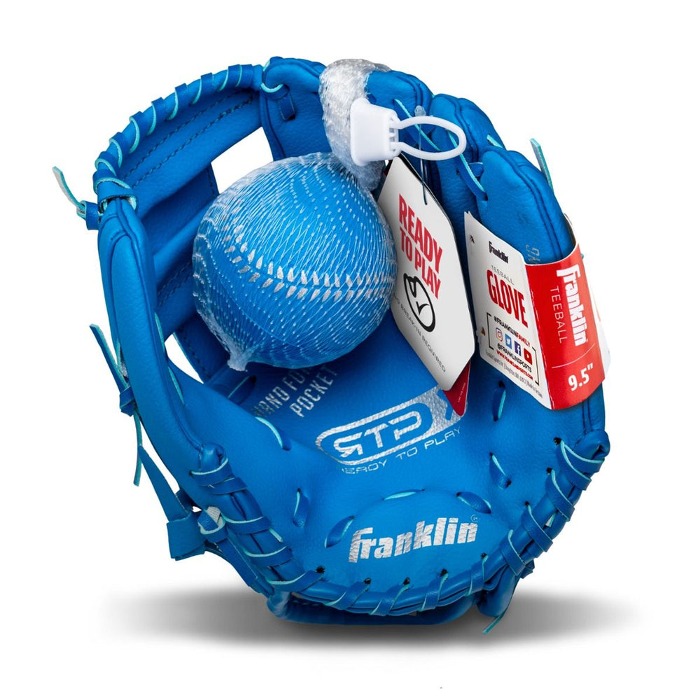 Guante Beisbol Franklin RTP Performance Series Con Pelota de Espuma Lanzador Derecho 9.5 in