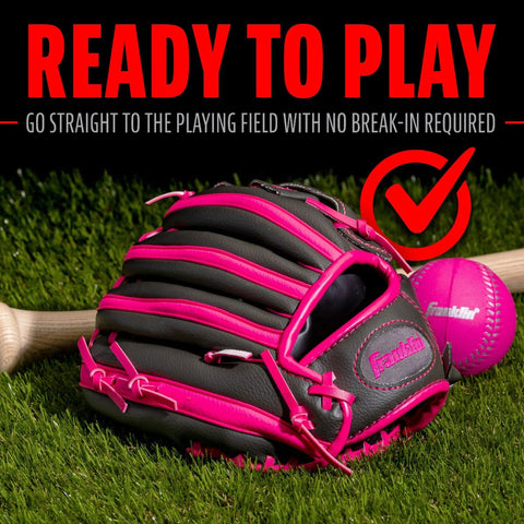 Guante Beisbol Franklin RTP Performance Series Con Pelota de Espuma Lanzador Derecho 9.5 in