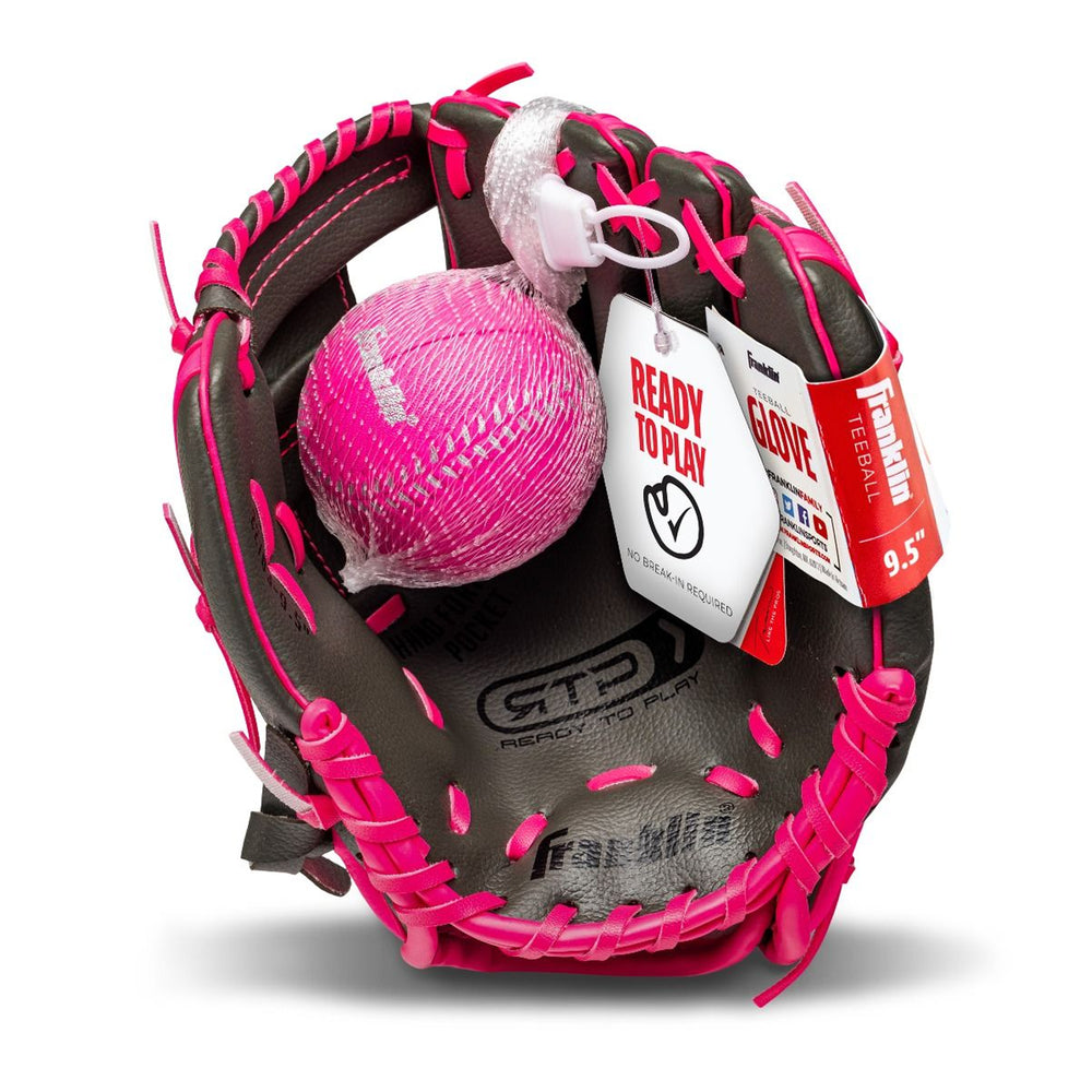 Guante Beisbol Franklin RTP Performance Series Con Pelota de Espuma Lanzador Derecho 9.5 in