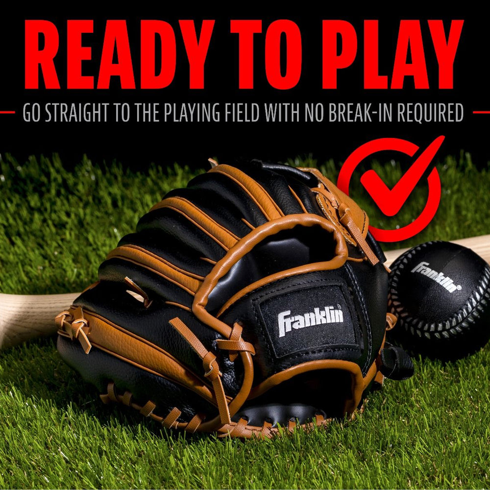 Guante Beisbol Franklin RTP Performance Series Con Pelota de Espuma Lanzador Derecho 9.5 in