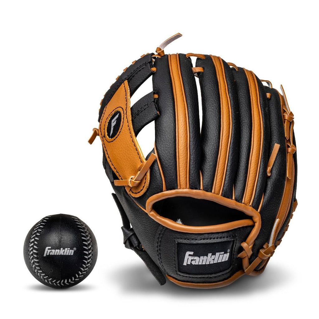 Guante Beisbol Franklin RTP Performance Series Con Pelota de Espuma Lanzador Zurdo 9.5 in