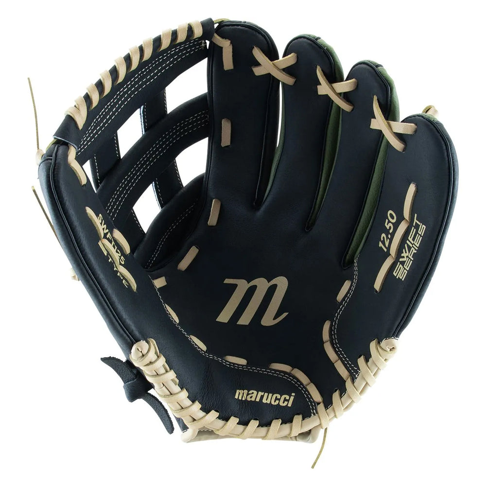 Guante Beisbol Marucci Swift Series MFGSWFT125-OG/BK-RT 12.5 in Lanzador Diestro