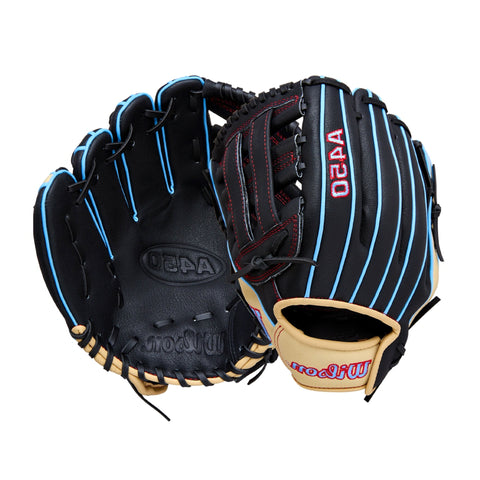 Guante Beisbol Wilson A450 Advisory Staff WBW10397911 11 in Lanzador Zurdo