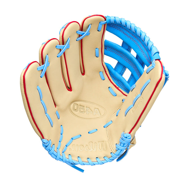 Guante Beisbol Wilson A450 Advisory Staff WBW10398312 12 in Lanzador Zurdo