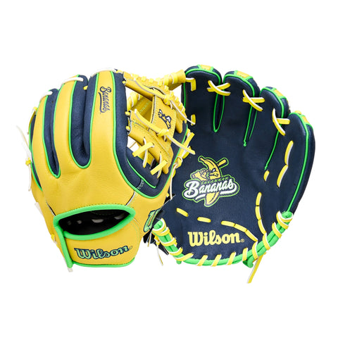 Guante Beisbol Wilson A450 Savannah Bananas Advisory Staff WBW10419211 11 in Lanzador Diestro