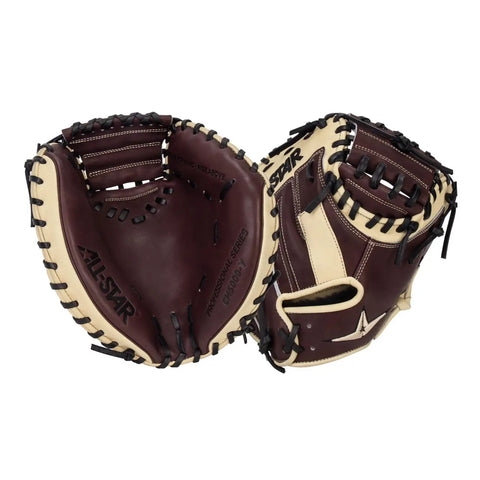 Guante Para Catcher Beisbol All Star S7 Elite Pro Travel Fit CM5000-PTF-RHT-COF_BLK 33 in