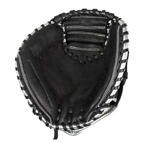 Guante Catcher Entrenamiento Softbol Fastpitch All Star Focus Framer CMW150TM-LHT-BK_WH 29.5 in Lanzador Zurdo