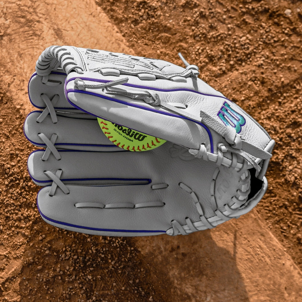 Guante Softbol Fastpitch Wilson A500 Siren WBW103562125 12.5 in Lanzador Zurdo
