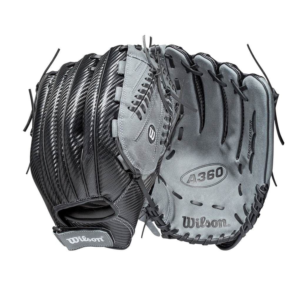 Guante Softbol Slowpitch Wilson A360 WBW10019213 13 in Lanzador Diestro