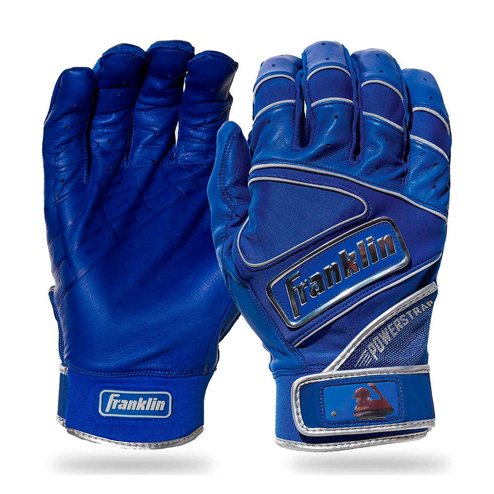 Guanteletas Beisbol Franklin Powerstrap Chrome Blanco ADULTO