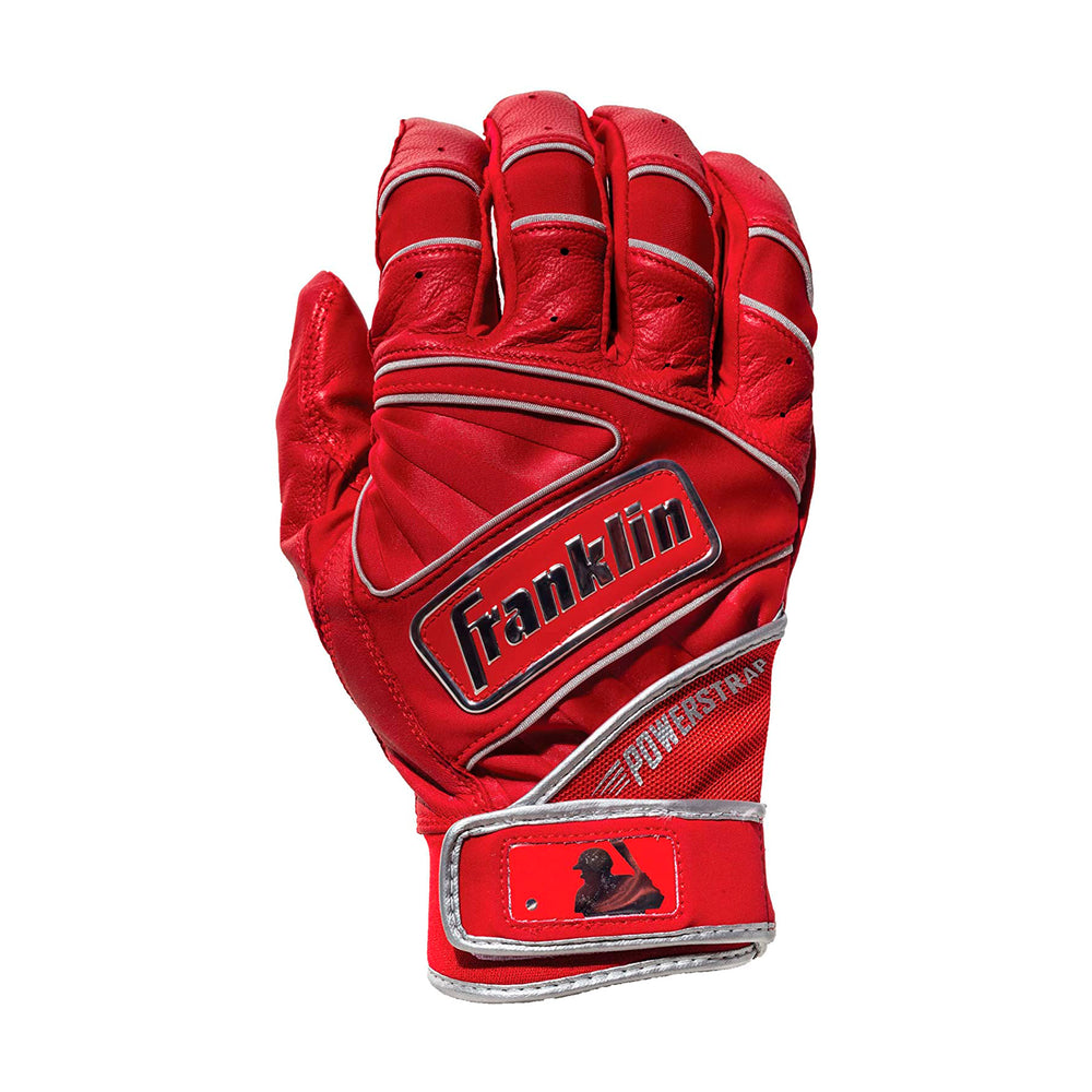 Guanteletas Beisbol Franklin Powerstrap Chrome Blanco ADULTO