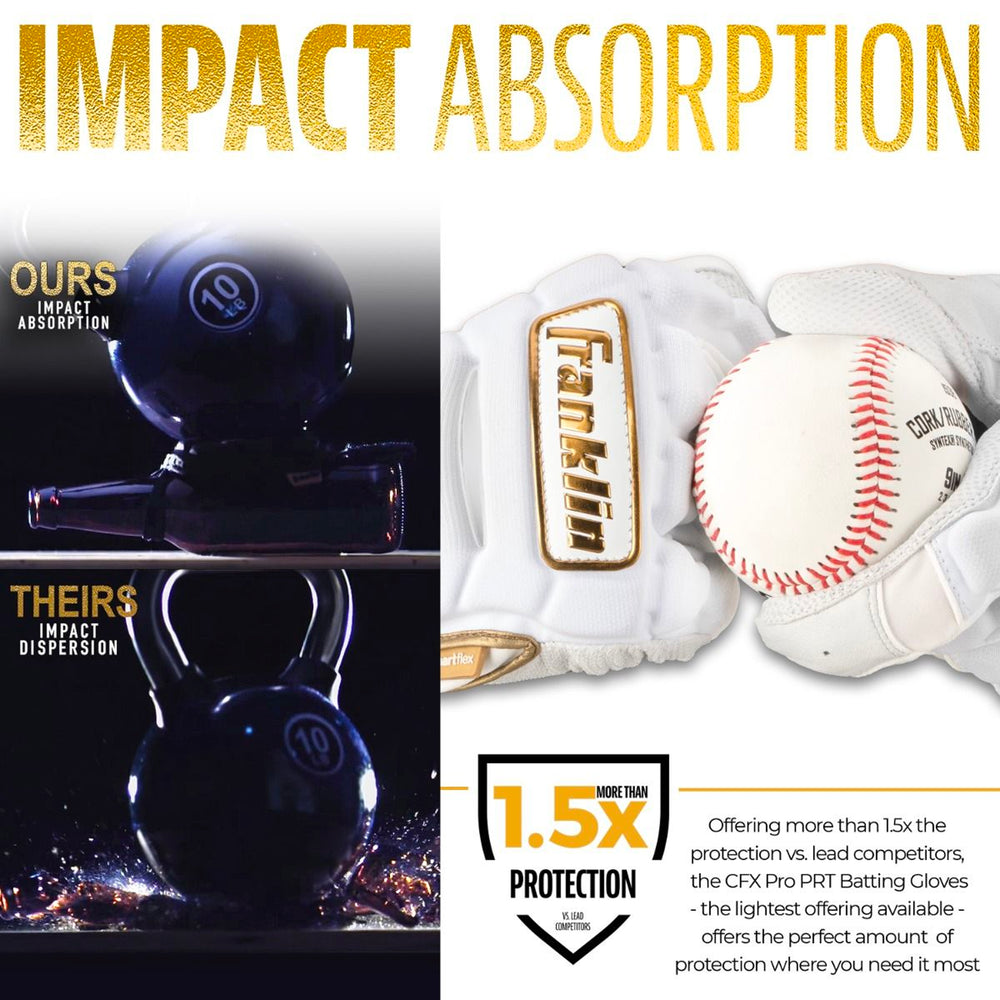 Guanteletas Beisbol Franklin CFX Prt Azul ADULTO