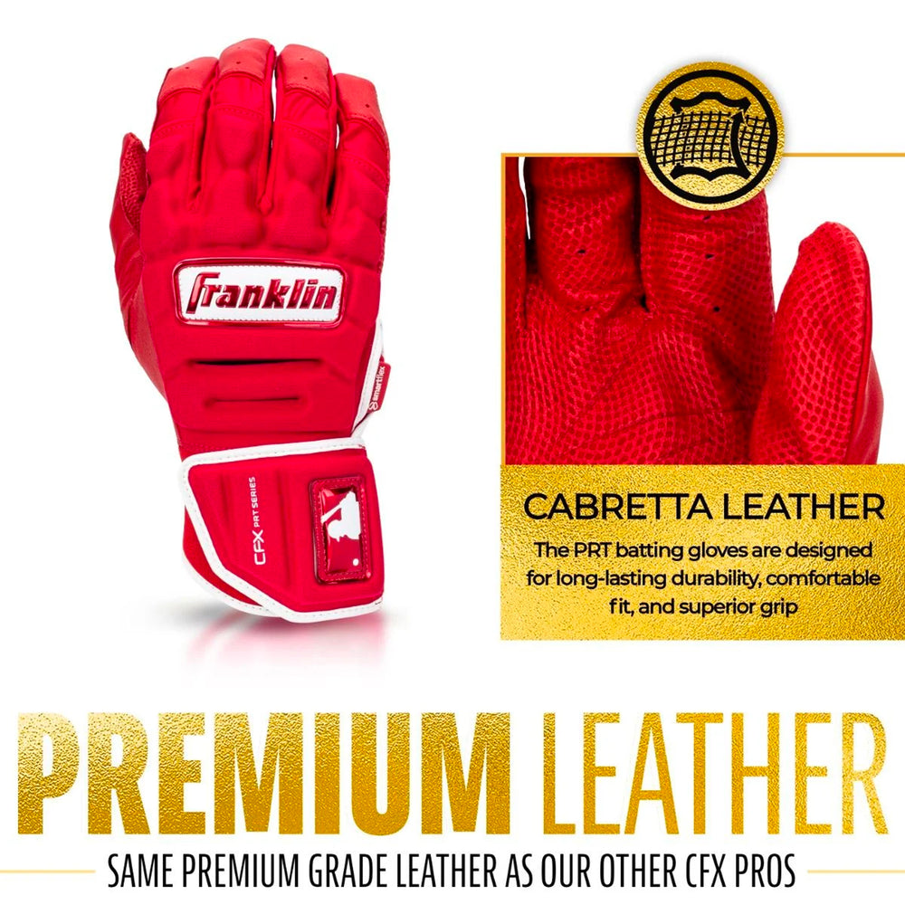 Guanteletas Beisbol Franklin CFX Prt Rojo ADULTO