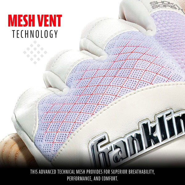 Guanteletas Beisbol Franklin Shock Sorb X Blanco INFANTIL