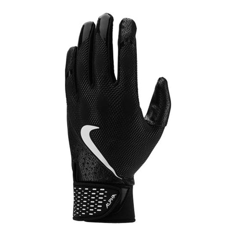 Guanteletas Beisbol Softbol Nike Alpha Negro Blanco ADULTO