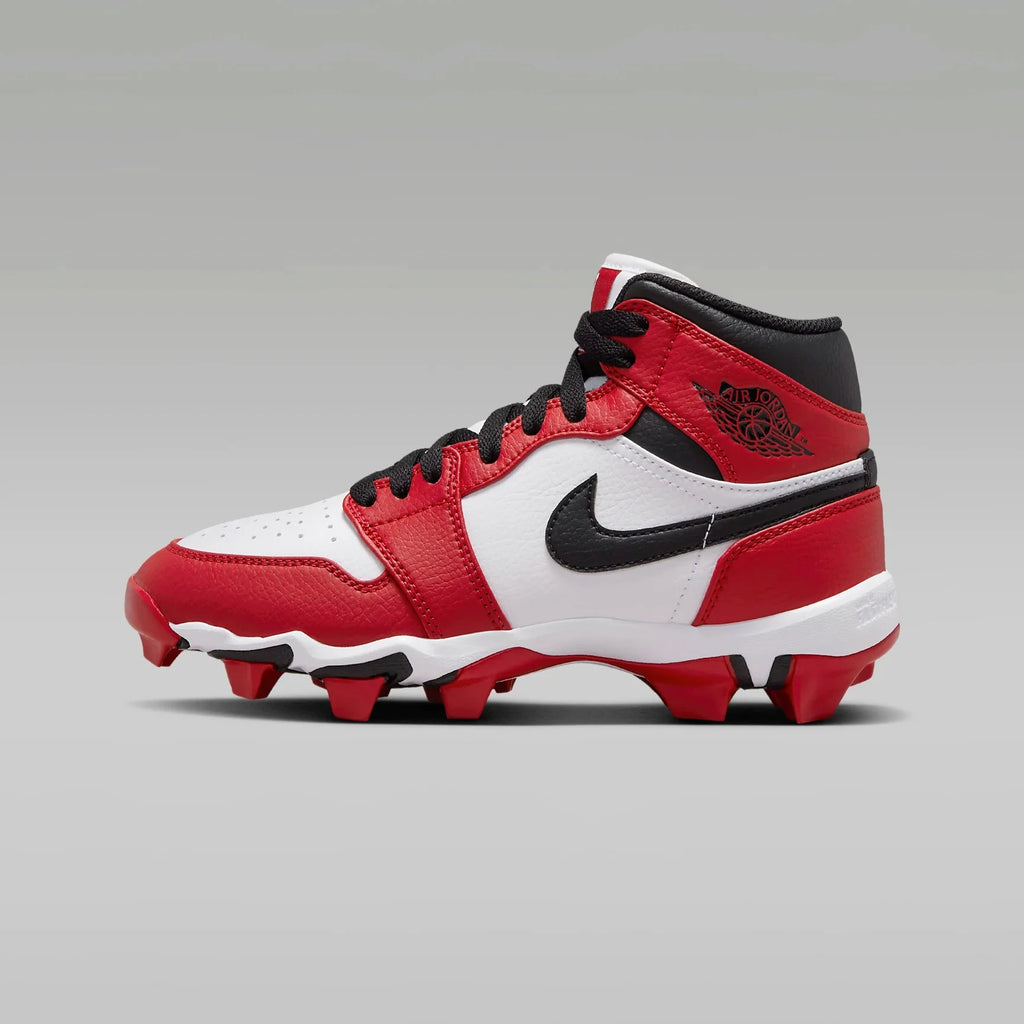 Spikes Beisbol Softbol Nike Jordan 1 Rojo Blanco INFANTIL