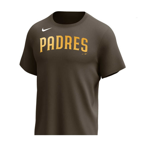 Playera DRI-FIT Beisbol MLB Nike Padres San Diego Café ADULTO