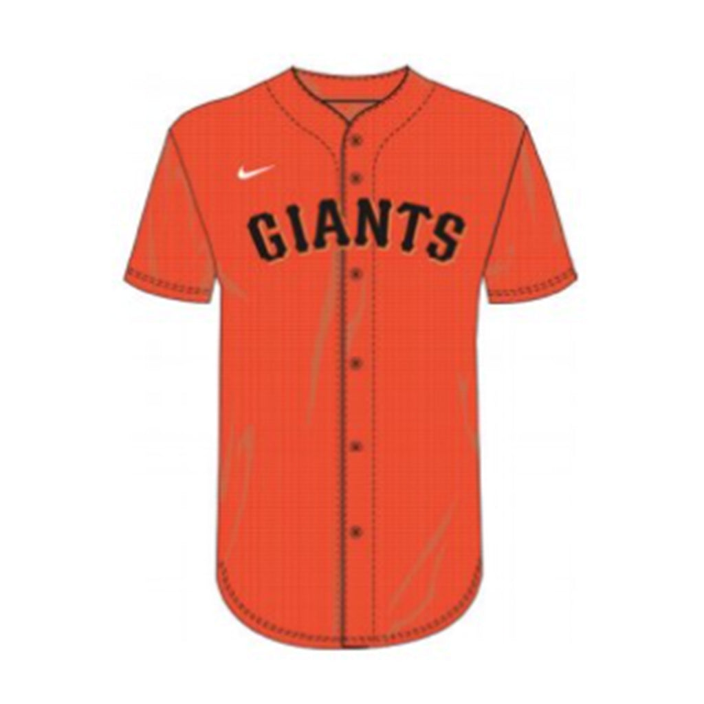 Jersey Camisola Beisbol Fanatics Gigantes San Francisco Naranja Infantil