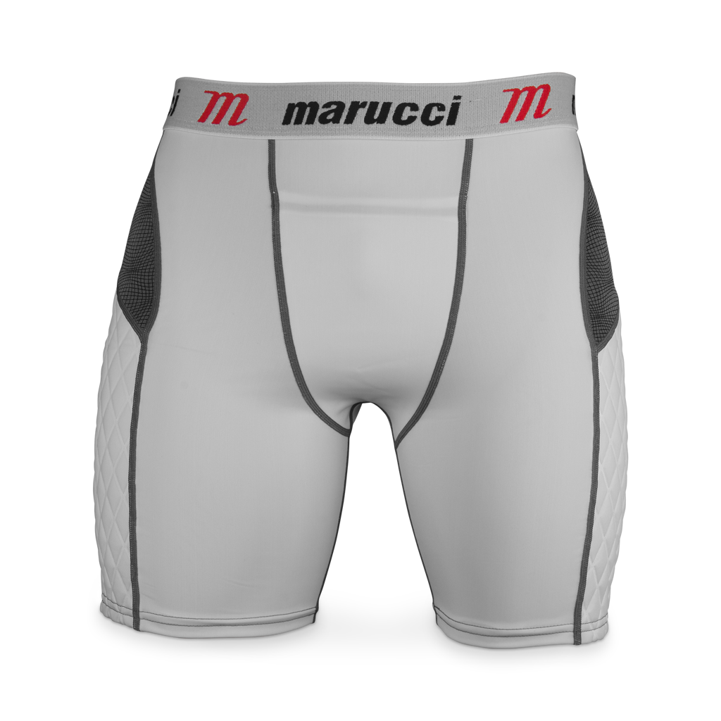 Sliding Short Beisbol Softbol Marucci Elite MASL Blanco Con Concha Infantil