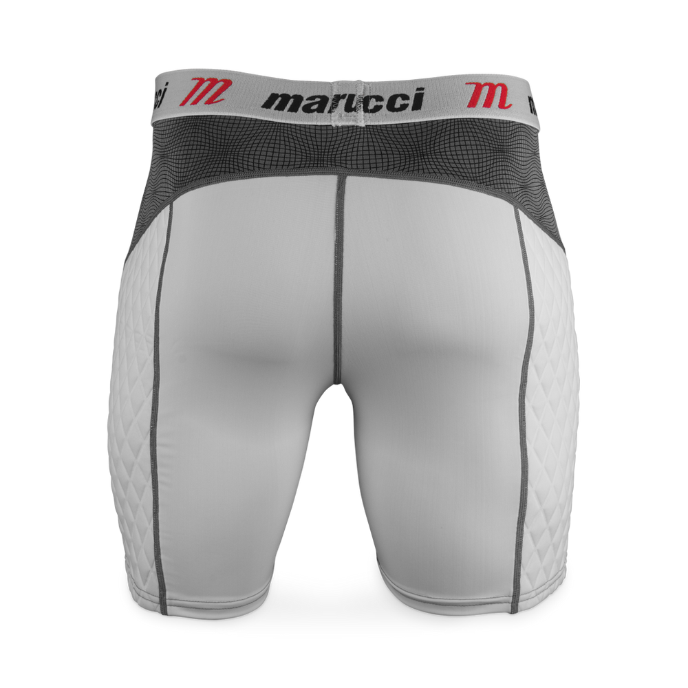 Sliding Short Beisbol Softbol Marucci Elite MASL Blanco Con Concha Infantil