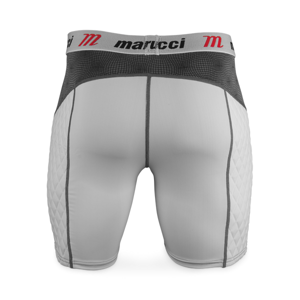 Sliding Short Beisbol Softbol Marucci Elite MASL Blanco Con Concha Infantil