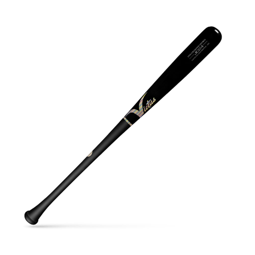 Bat Beisbol Madera Maple Victus JC24 Negro Plata ADULTO