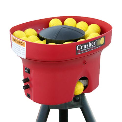 Minimáquina Lanzadora de Bolas Rápidas y Curvas Crusher