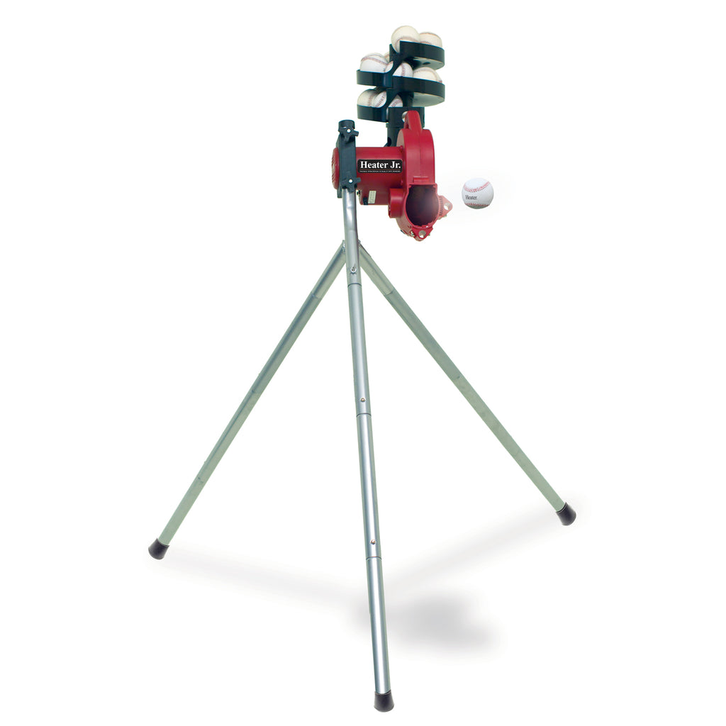 Maquina Entrenamiento Bateo Beisbol Softbol Heater Jr. Con Dispensador de Bolas Automático