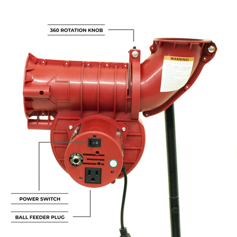 Máquina de Lanzamiento de Béisbol Power Alley Lite 360