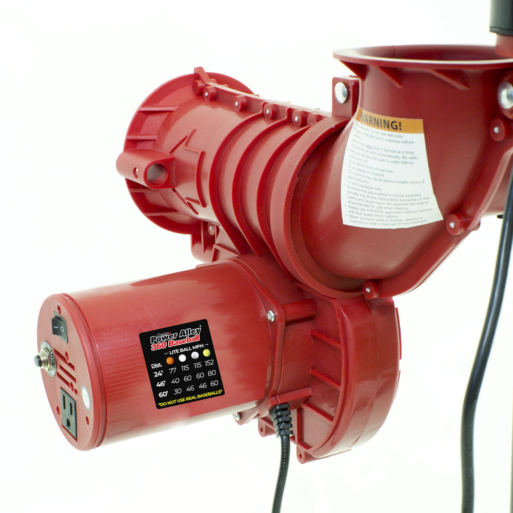 Máquina de Lanzamiento de Béisbol Power Alley Lite 360