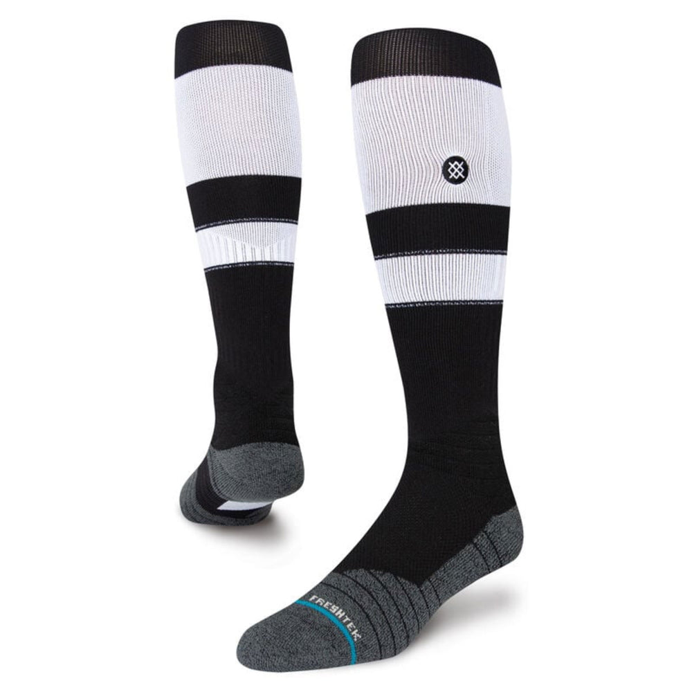 Medias Beisbol Softbol Stance MLB Diamond Pro OTC Rayada Negro - Blanco