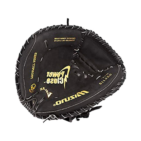 Guante Para Catcher Beisbol Mizuno Power Close GXC112 Negro 31.5 in Lanzador Zurdo