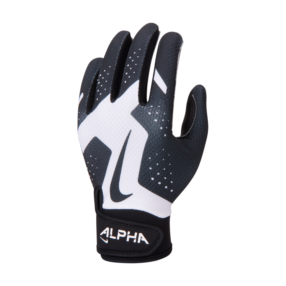 Guantes de Bateo Nike Alpha 2.0 T-Ball Infantil Negro Blanco