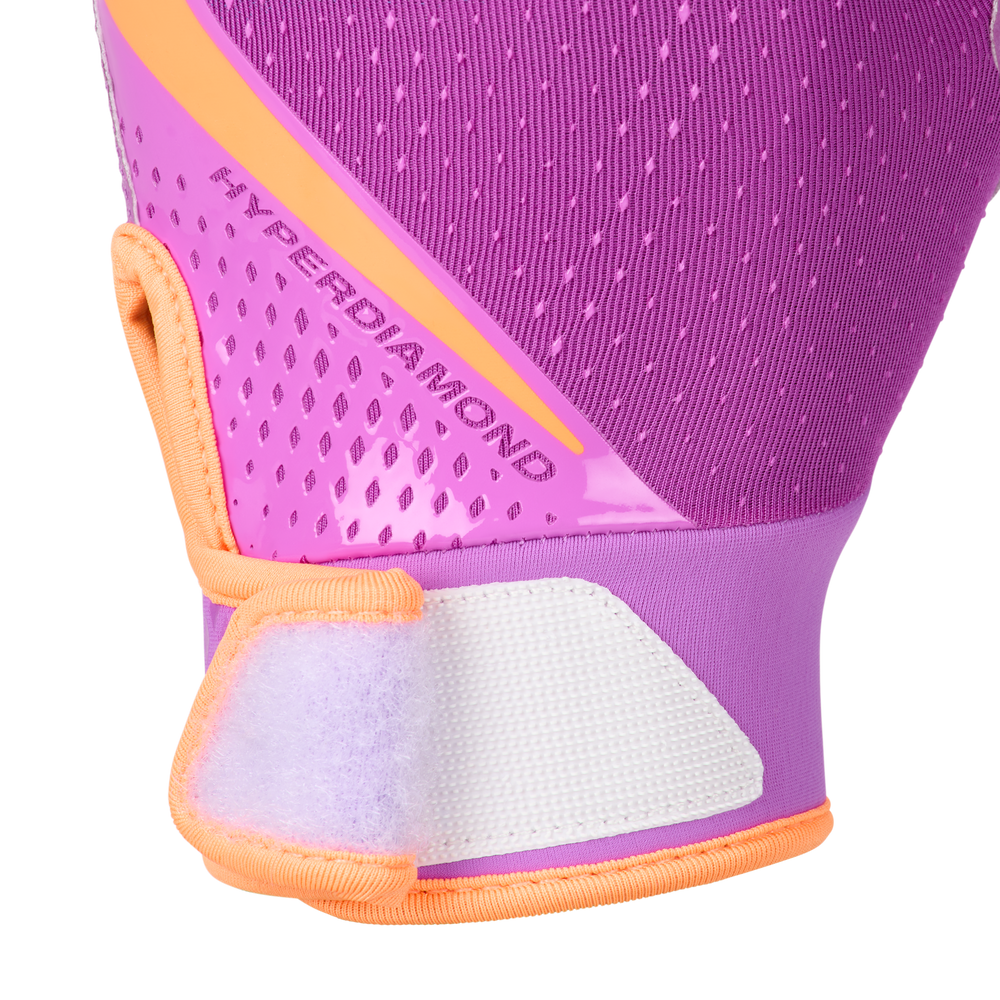 Guantes de Bateo Nike Hyperdiamond 3.0 Softbol Dama Blanco Lila