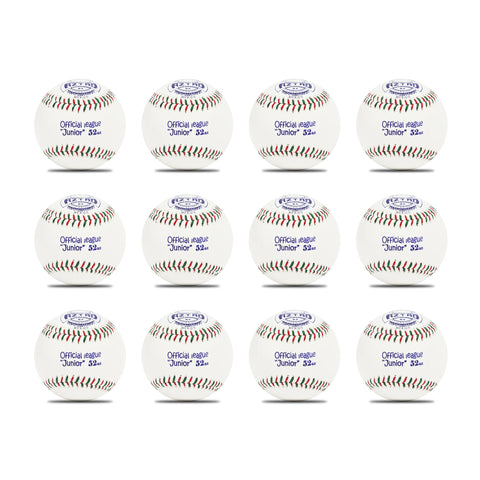 Pelota Beisbol Profesional De Piel Juvenil Aztro 52 Costuras Verde Rojo