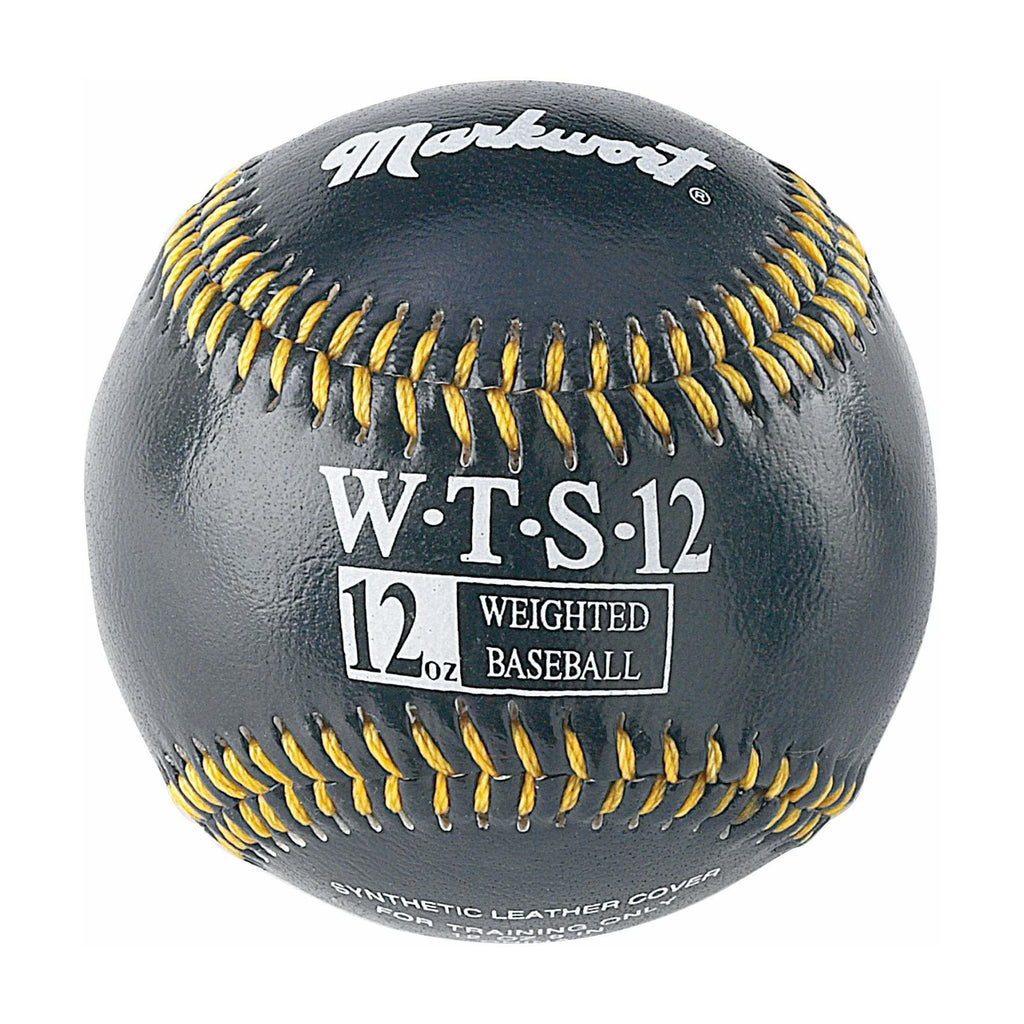 Pelota de Peso Entrenamiento Beisbol Markwort Negro 12 oz