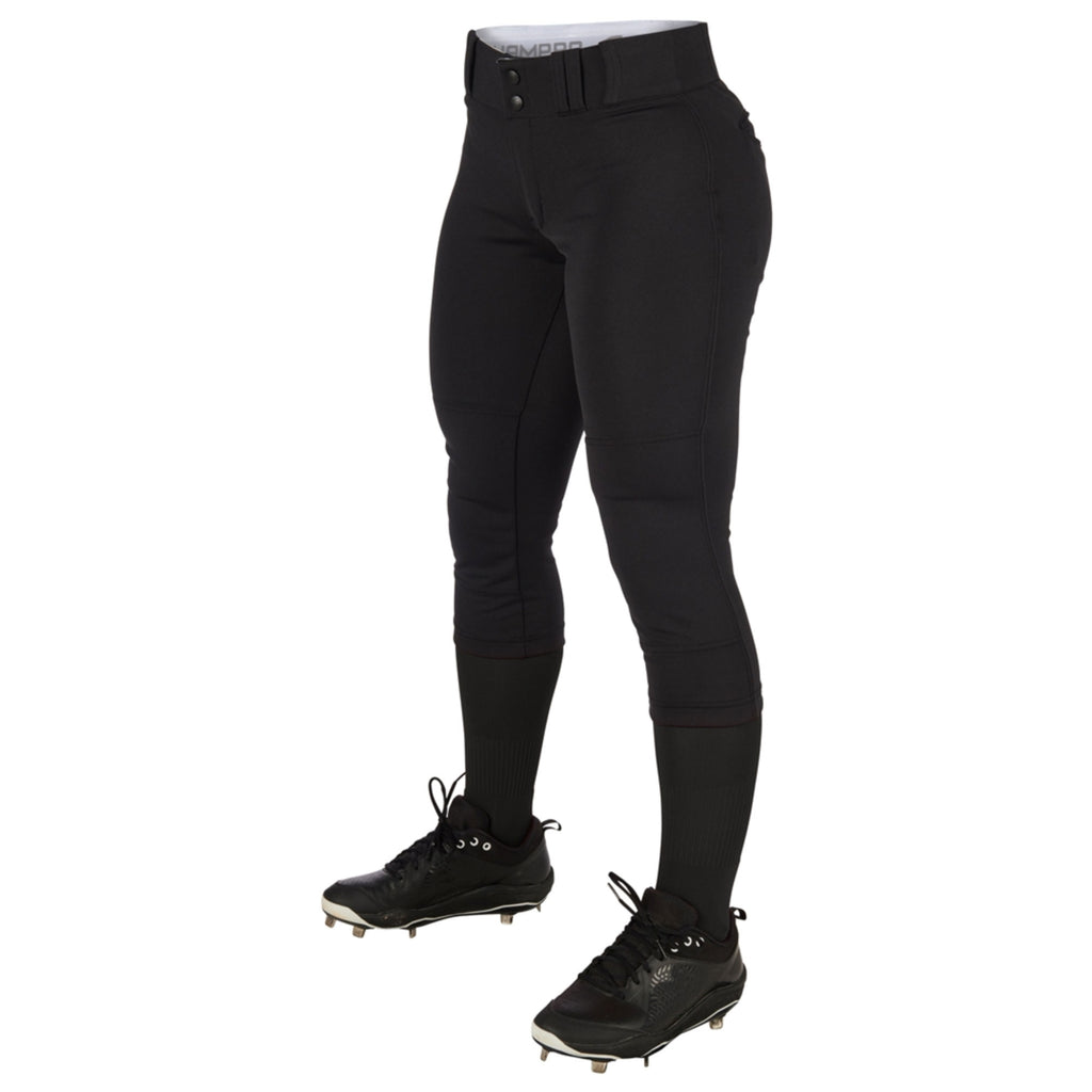 Pantalon Softbol Champro Tournament BP11 Negro Corto NIÑA
