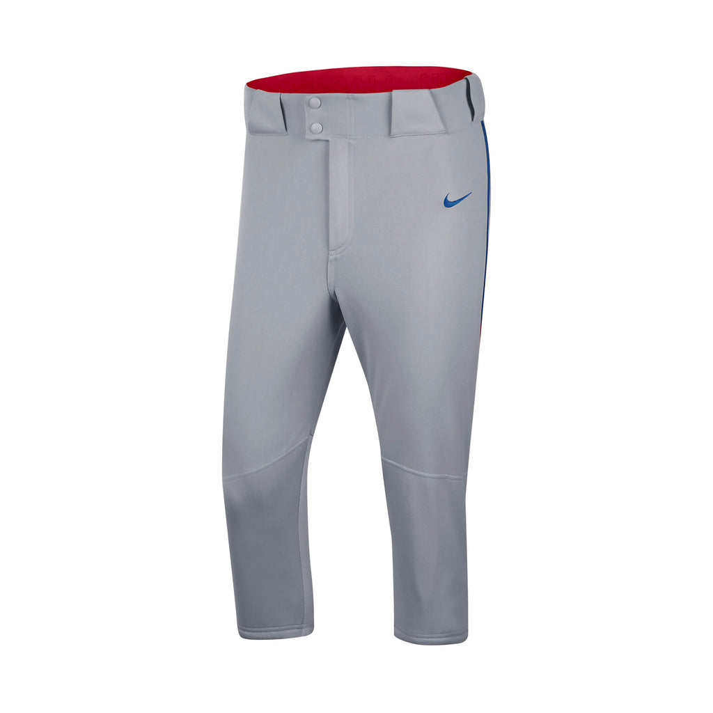 Pantalon Beisbol Nike Nike Vapor Select Gris Linea Azul