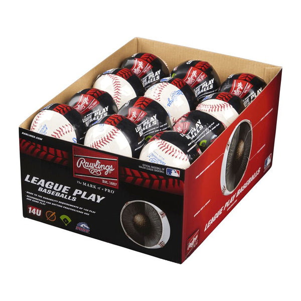 Par Pelotas Beisbol Piel Rawlings R14U Oficial