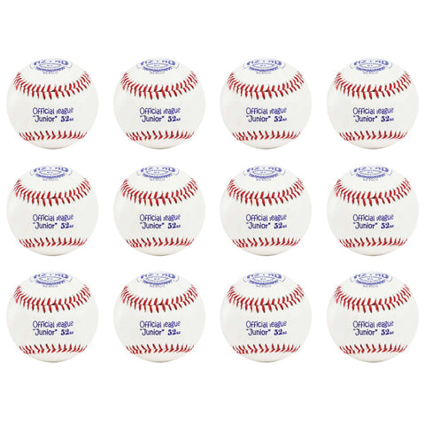 Pelota Beisbol Profesional De Piel Juvenil Aztro 52 Costura Roja